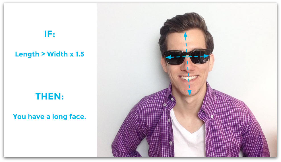 Face length formula