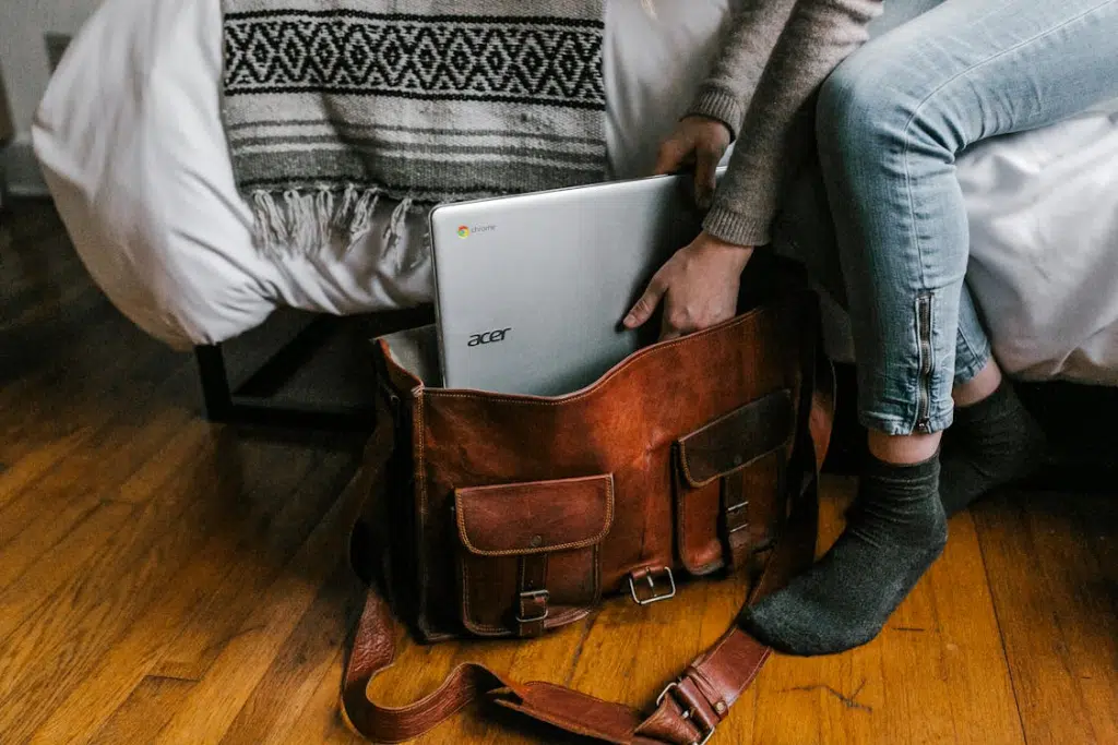 Brown Bag on the floor